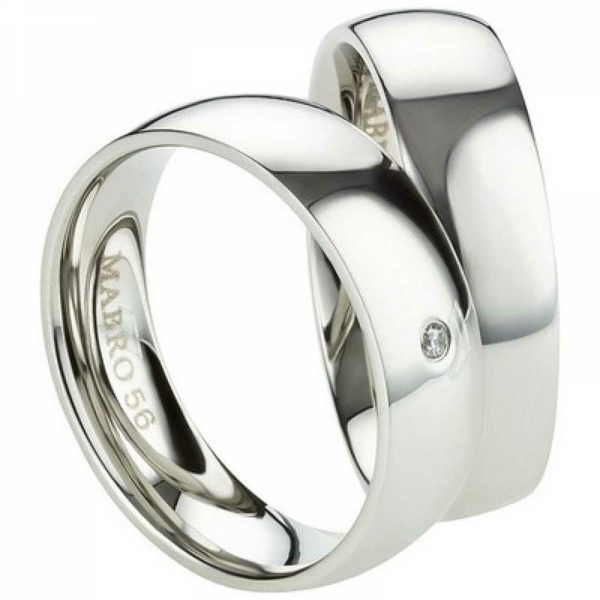 Partnerringe Edelstahl AB2432-AB2433