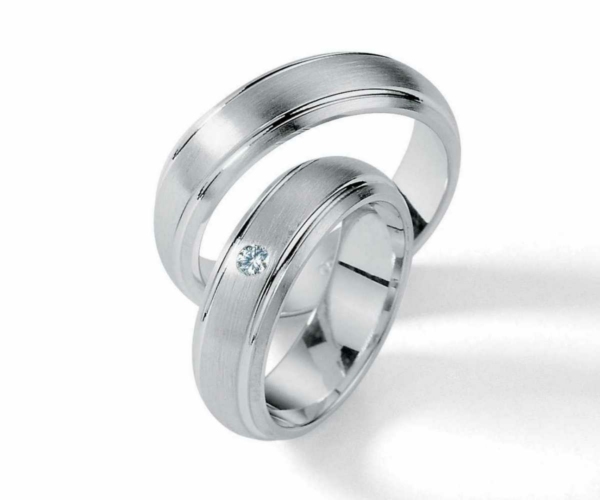 Trendige Trauringe Silberringe 55/01140-060
