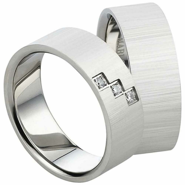 Partnerringe Edelstahl AB1010-AB1011