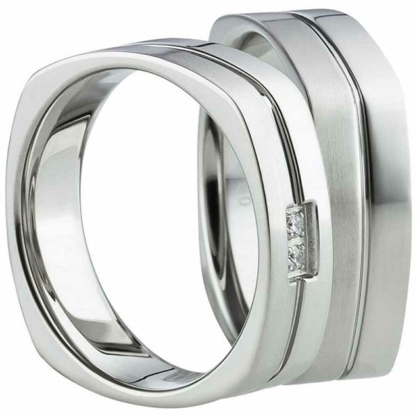 Partnerringe Edelstahl AB1122-AB1123