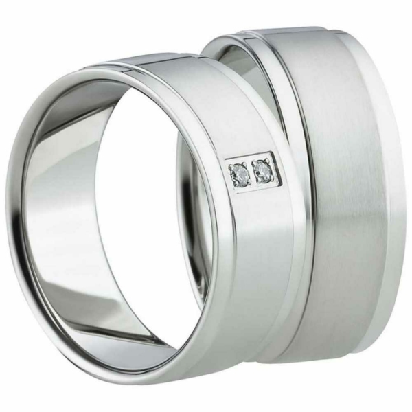 Partnerringe Edelstahl AB1128-AB1129