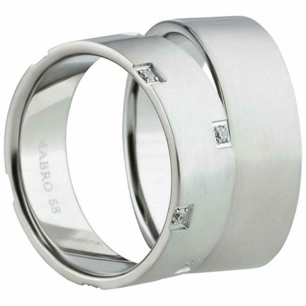 Partnerringe Edelstahl AB1136-AB1137