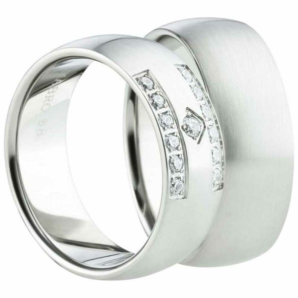 Partnerringe Edelstahl AB1474-AB1475