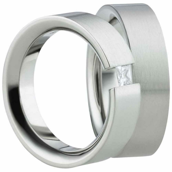 Partnerringe Edelstahl AB1478-AB1479