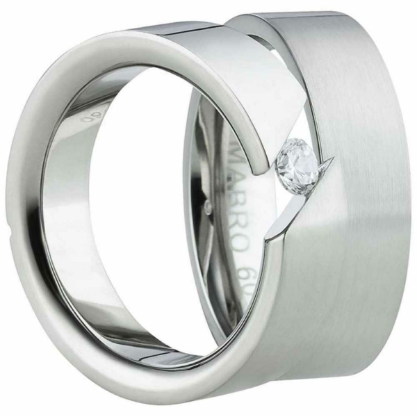 Partnerringe Edelstahl AB1482-AB1483