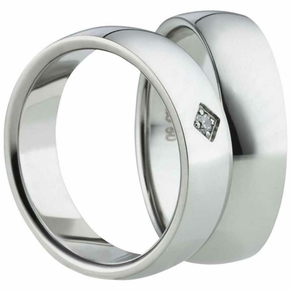 Partnerringe Edelstahl AB1490-AB1491