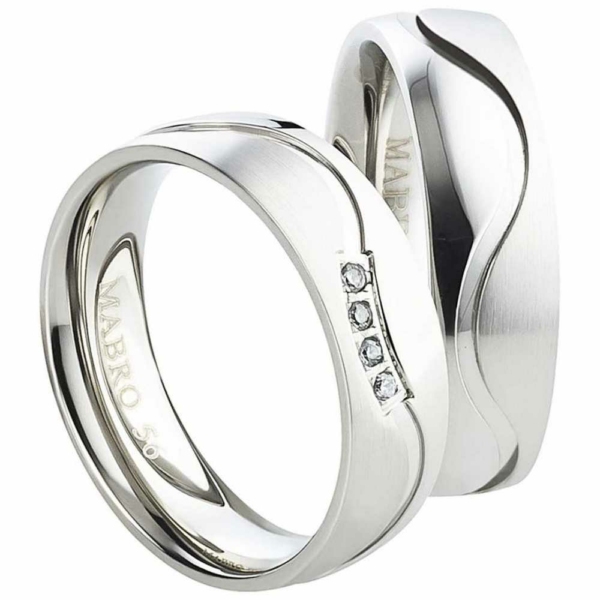 Partnerringe Edelstahl AB1758-AB1759
