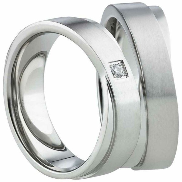 Partnerringe Edelstahl AB2198-AB2199
