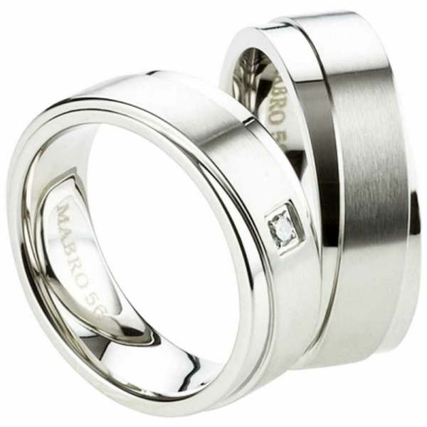 Partnerringe Edelstahl AB2434-AB2435