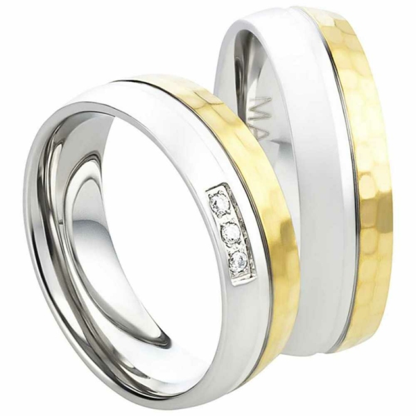 Partnerringe Edelstahl AB3120-AB3121