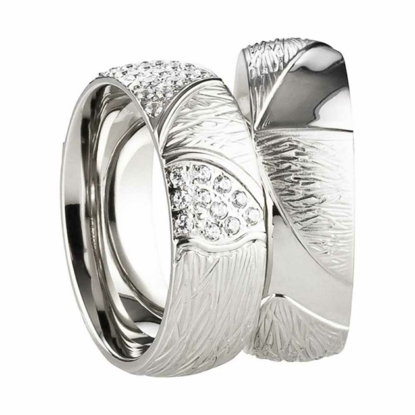Partnerringe Edelstahl AB3136-AB3137