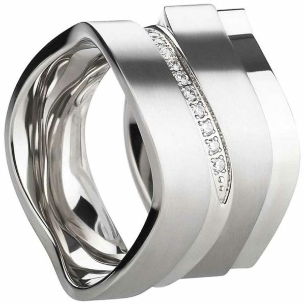 Partnerringe Edelstahl AB3414-AB3415