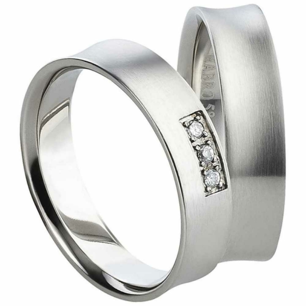 Partnerringe Edelstahl AB822-AB823
