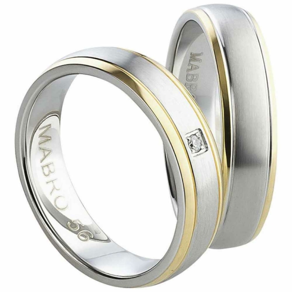 Partnerringe Edelstahl AB836-AB837