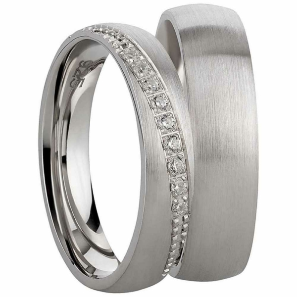 Silberringe mit Zirkonias SR988-SR989