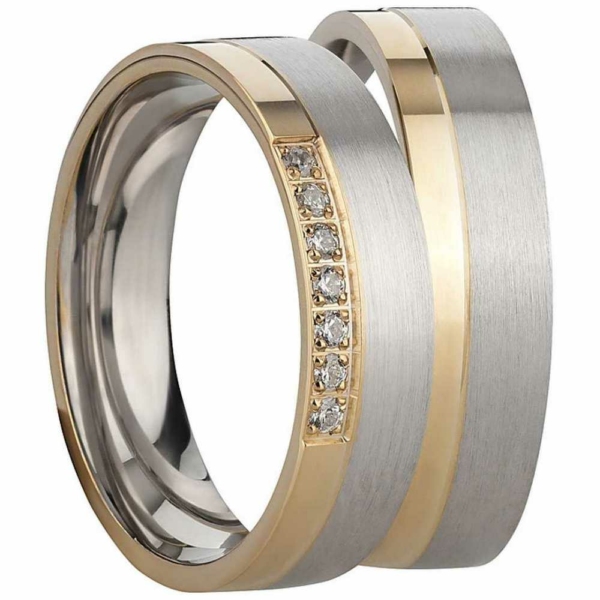 Partnerringe aus 925er Silber SR992-SR993