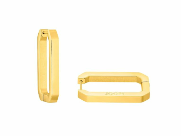 JOOP! Damenohrringe Edelstahl Creolen Gold 2035036