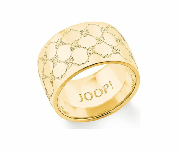 JOOP! Damen Ring 2027707 Edelstahl vergoldet