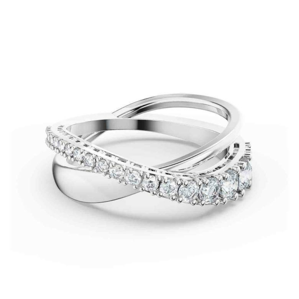 Swarovski Damen Ring Twist Rows