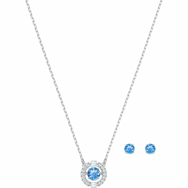 Swarovski Damen Schmuck Set Sparkling Dance Silber 5480485