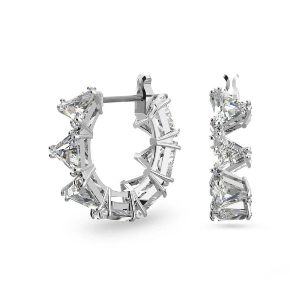 Swarovski Damen Creolen Millenia mit Kristallen Silber 5632467