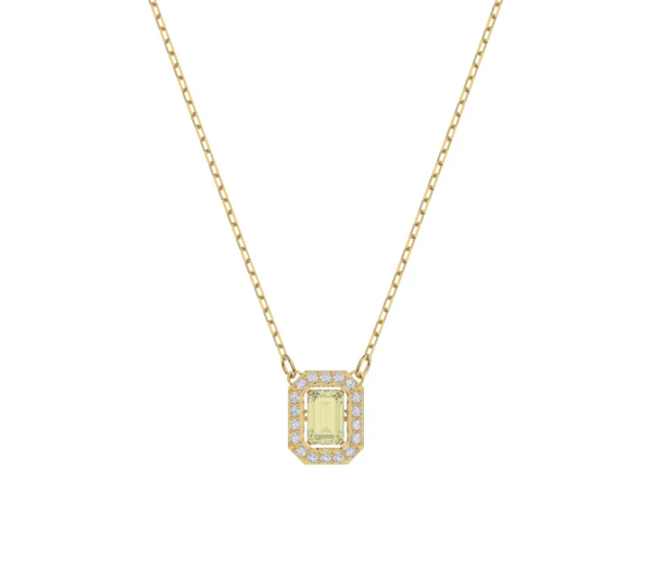 Swarovski Damen Halskette mit Kristall Anhänger Gold 5598421