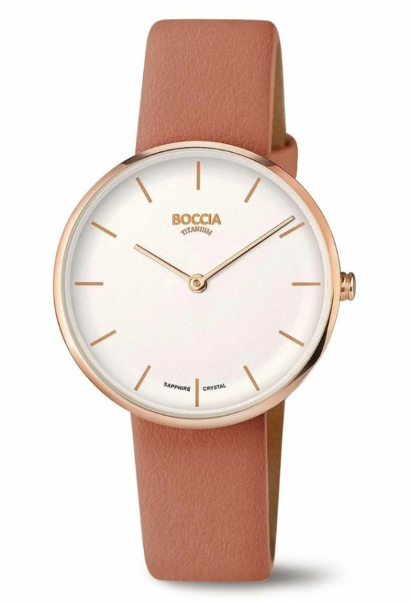 Boccia 3327-06 Damen-Armbanduhr Titan mit Saphirglas