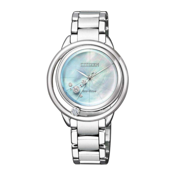 Citizen Damen Analoguhr Elegance Eco-Drive Solar EW5520-84D