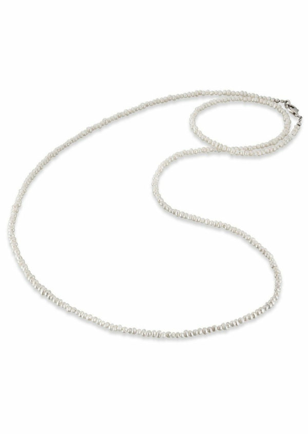 Engelsrufer Damen Perlenkette Energy of the moon 80cm Weiß ERN-80-PE