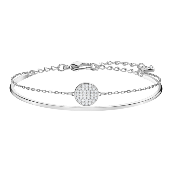 Swarovski Ginger Armreif, weiss, rhodiniert 5389044