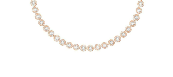 Swarovski Damen Halskette Collier Angelic Rosegold 5367845