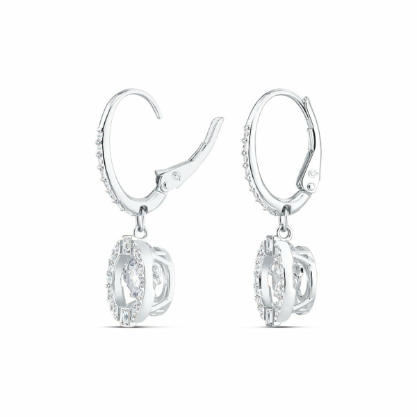 Swarovski Damen Creolen Sparkling Dance Silber 5504652