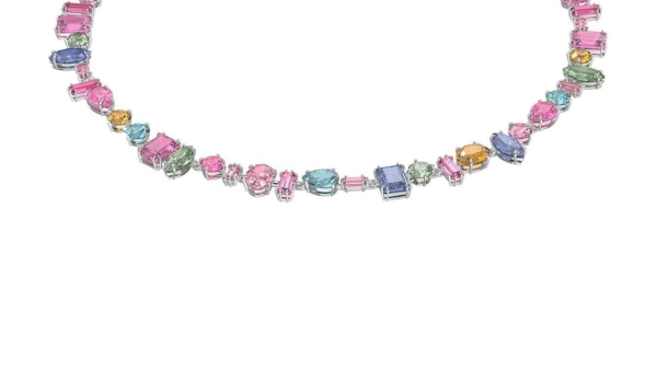 Swarovski Damen Halskette Gema Collier bunte Kristalle 5613738