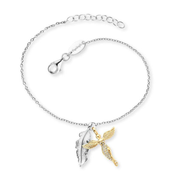 Damen-Armband 'Feder&Engel' ERB-FEDER-ANGEL-BIG