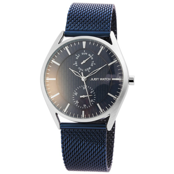 Just Watch Herrenuhr mit Milanaiseband Blau JW20016-001