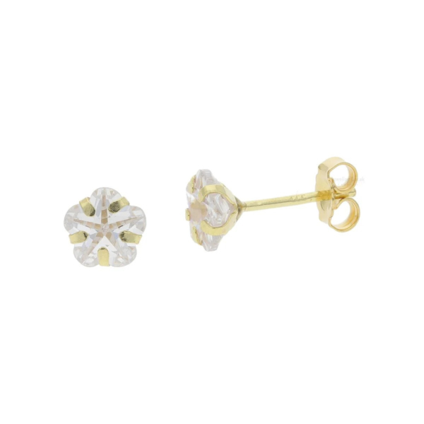 Ehite Sense Damen Ohrstecker mit Zirkonia Gold 9.31.3.2