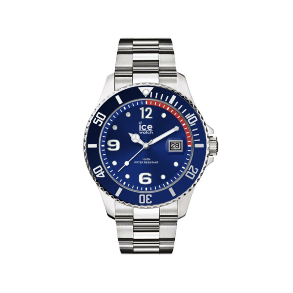 Herren-Armbanduhr, ICE Steel Blue silver 015771 (Medium)