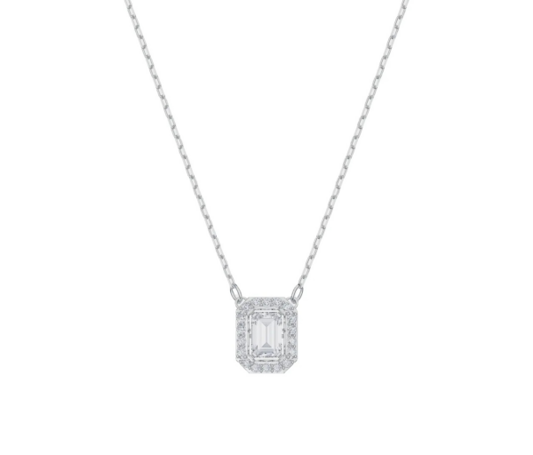 Swarovski Damen Halskette Millenia mit Kristall Anhänger Silber 5599177