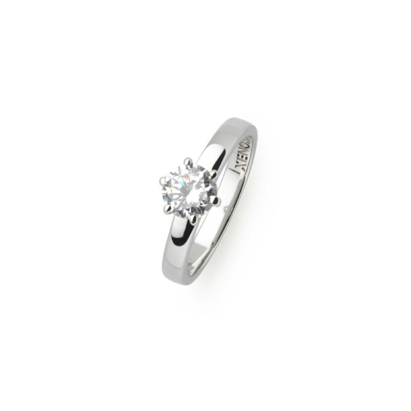 Xenox Damen Zirkonia-Ring Krappenfassung Größe 54 Silber XS7356.54