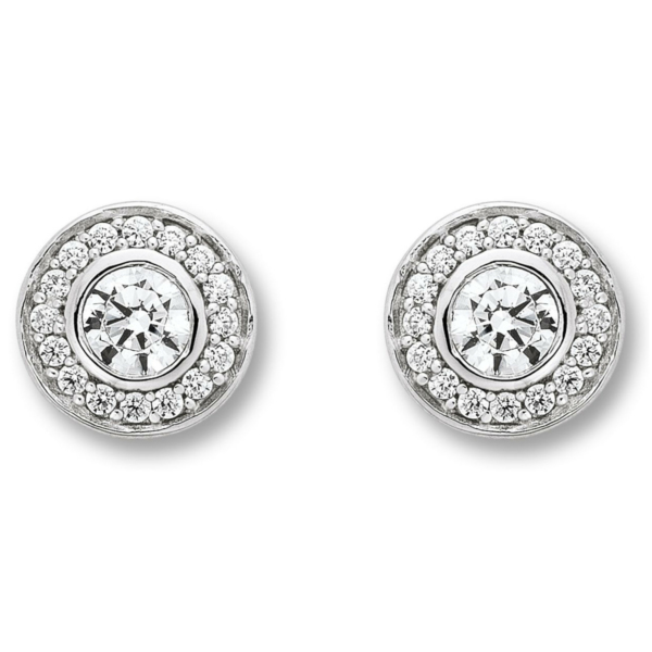 Zirkonia Ohrringe   Ohrstecker aus 925 Silber