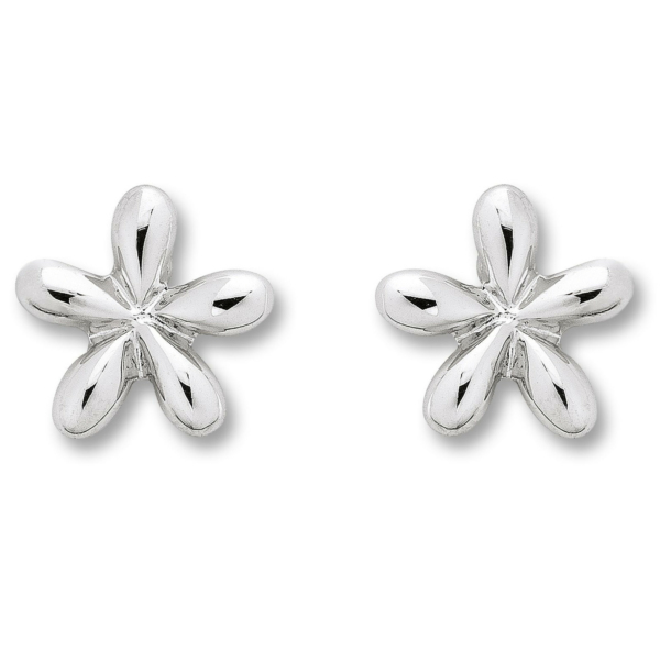 Blume Ohrringe   Ohrstecker aus 925 Silber