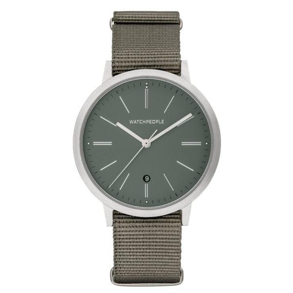 Watchpeople Analoguhr Hidden Nato Grau WP 058-01