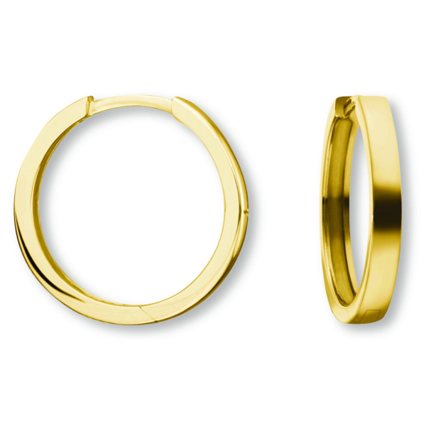 Ohrringe   Creolen aus 333 Gelbgold Ø 16,0 x 2,0 mm