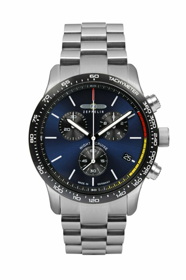 Zeppelin Herrenuhr  Night Cruise  inkl. Lederband 7288M3