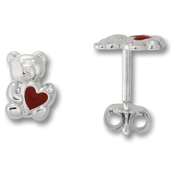 Teddy Bär Ohrringe   Ohrstecker aus 925 Silber