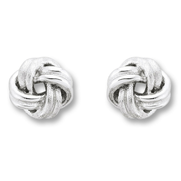 Knoten Ohrringe   Ohrstecker aus 925 Silber