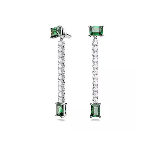 Swarovski Damen Ohrhänger Matrix Silber 5665786