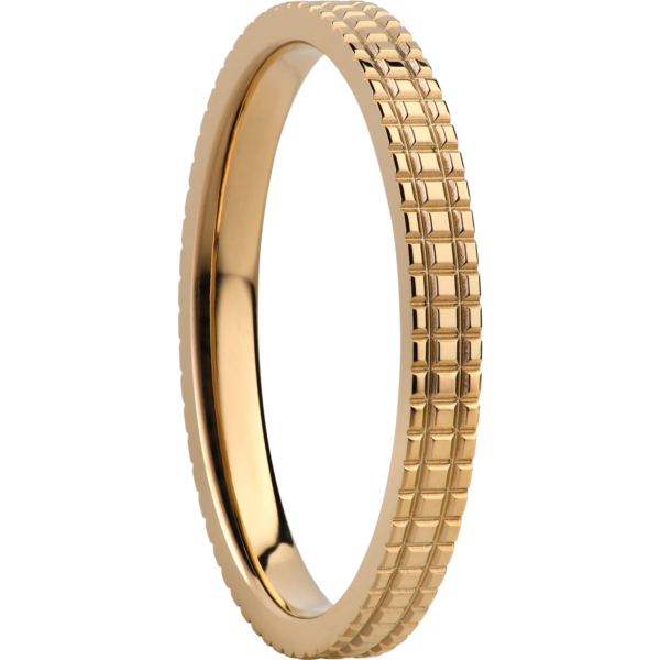 Bering Damen Innenring gerändelt Größe 65 Gold 579-10-91