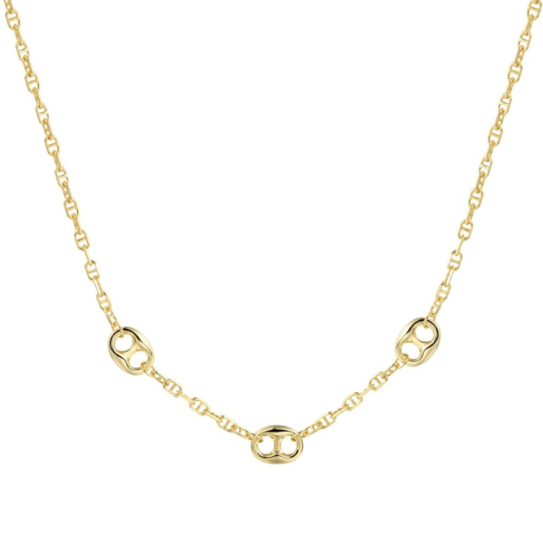 Xenox Damen Halskette Modern 45cm Gold XS91415G