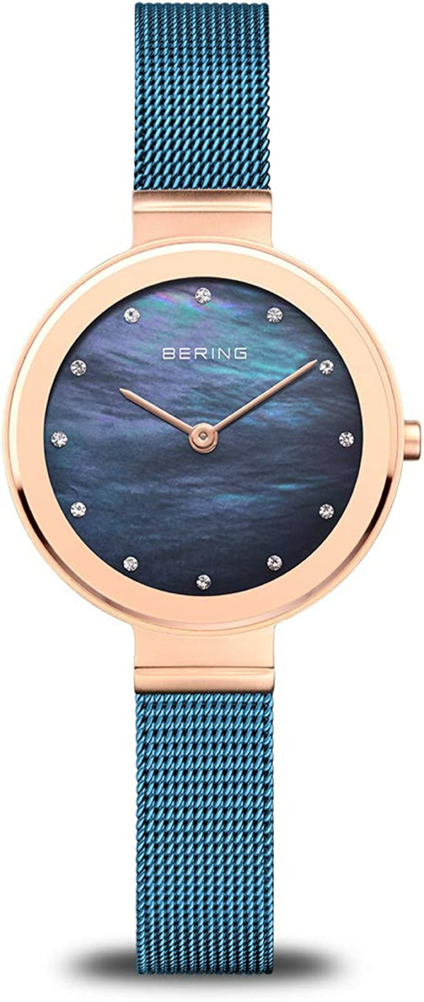 BERING Damen Analog Quarz Classic Collection Armbanduhr 10128-368